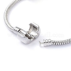 I braccialetti europei in ottone&nbsp;BJEW-JB05143-03