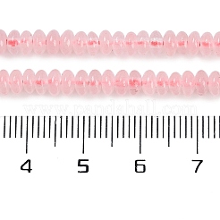Natürlichen Rosenquarz Perlen Stränge&nbsp;G-K343-C25-01