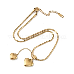 Colliers pendentifs en acier inoxydable 304&nbsp;NJEW-P302-01G
