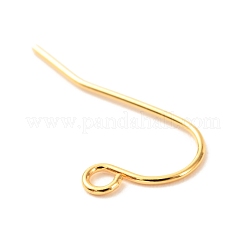 Crochets d'oreille en laiton&nbsp;KK-F824-011G