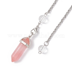 Kugel Kirschquarzglas spitze Wünschelrutenpendel&nbsp;PALLOY-JF04560