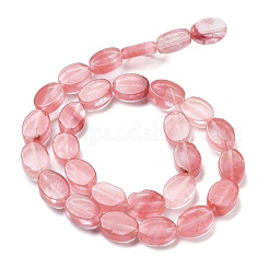 Perle di vetro di quarzo ciliegio fili&nbsp;G-P559-B03-01