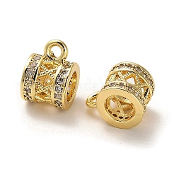 In ottone micro pavé di tubi in zirconia cubica&nbsp;ZIRC-P112-02G