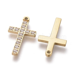 Ciondoli in acciaio inossidabile chirurgico 316 con zirconia cubica&nbsp;STAS-F256-017G