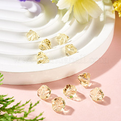 10 perle en verre imitation cristal autrichien&nbsp;GLAA-TADJ0001-11H