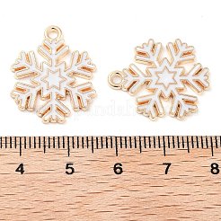 Pendentifs en alliage d'émail plaqué baril sur le thème de noël&nbsp;X-PALLOY-S192-01KCG-01