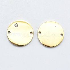 Connettori in acciaio inossidabile chirurgico 316 con micro pavé di zirconi cubici&nbsp;STAS-K178-23