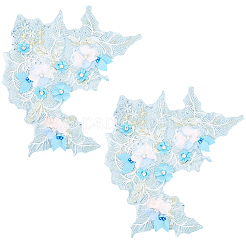 Broderie en polyester&nbsp;DIY-WH2031-077A-02