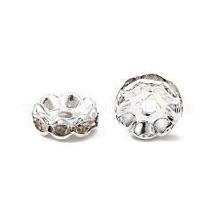 Perline distanziatori strass in ottone&nbsp;X-RB-A014-L10mm-01S