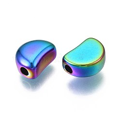 Gestellbeschichtung Regenbogenfarben 304 Edelstahlperlen&nbsp;STAS-S119-083