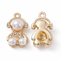 Colgantes de perlas de imitación de plástico abs&nbsp;PALLOY-K259-06G