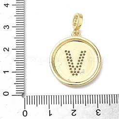 Pendentifs en laiton zircon cubique transparent&nbsp;KK-L253-17G-V