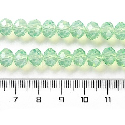 Peinture de cuisson perles de verre transparentes brins&nbsp;DGLA-A034-J8MM-D02