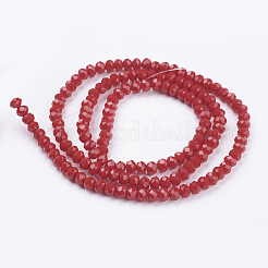 Imitatorische Jade Glasperlenstränge&nbsp;GLAA-F001-10x8mm-18