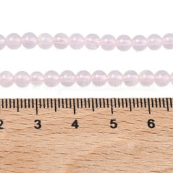 Natürlichen Rosenquarz Perlen Stränge&nbsp;G-A307-A01-02