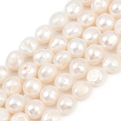 Fili di perle di perle d'acqua dolce coltivate naturali&nbsp;PEAR-P064-20M-02A
