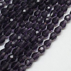Filo di perline in vetro&nbsp;EGLA-E010-8x12mm-16