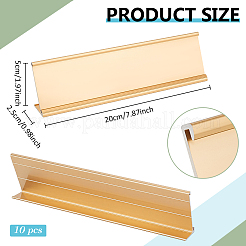 10 cornice per espositore da tavolo a forma di L in alluminio&nbsp;ODIS-BC0001-42A