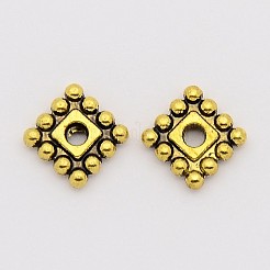 Perles de séparateur de style tibétain &nbsp;TIBEB-00697-AG-NR