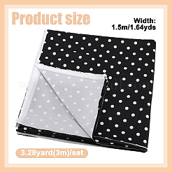 3 m Polyester-Tupfenstoff&nbsp;DIY-NB0014-80A