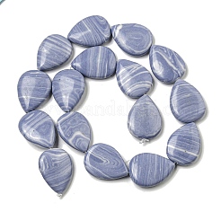 Synthetische blaue Achatperlenstränge&nbsp;G-B071-G02-01