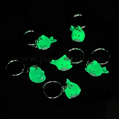 6 porte-clés en résine lumineuse&nbsp;KEYC-FS00020