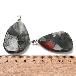 Natürliche afrikanische Blutsteinanhänger&nbsp;GG-K002-05D