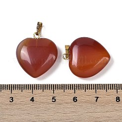 Gefärbte und erhitzte natürliche Karneolanhänger&nbsp;G-G956-B52-G