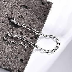Anlaufgeschütztes 304 Edelstahl-Kettenarmband für Männer und Frauen&nbsp;BJEW-E031-05C-P