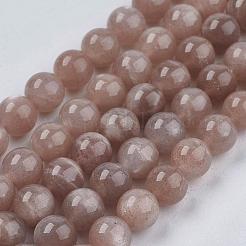 Natürliche sunstone Perlen Stränge&nbsp;G-J157-10mm-07