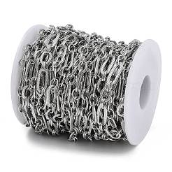 Catene a maglie ovali in ottone placcato cremagliera&nbsp;CHC-G023-02P
