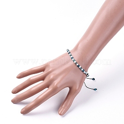 Bracciali di perline intrecciati con fili di nylon regolabili&nbsp;BJEW-JB04944-02