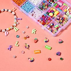 995 pz perline e charm e kit di collegamento per la creazione di gioielli fai da te&nbsp;DIY-SZC0005-69