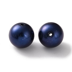 Perles rondes en plastique ABS d'imitation perle&nbsp;OACR-XCP0001-15