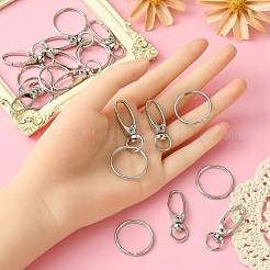 10 Stück drehbare Karabinerhaken aus Eisen&nbsp;IFIN-YW0003-39