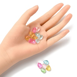 20 Stück 5 Farben transparent gespritzte Glasperlen&nbsp;GLAA-YW0001-91