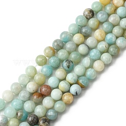 Brins de perles d'amazonite de fleurs naturelles&nbsp;LS-Z26N5017