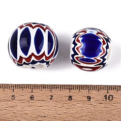 Handgefertigte Millefiori-Glas-Unterlegscheibe-Perlen&nbsp;LA-N002-21A