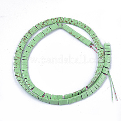 Perles d'hématite synthétiques non magnétiques peintes par pulvérisation&nbsp;G-T124-02I