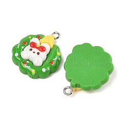 Pendentifs en résine opaque sur le thème de noël&nbsp;RESI-S08-03B