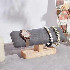 T-Bar-Armbandständer aus Bambusimitat-Wildleder&nbsp;BDIS-WH0002-07A