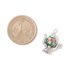 8 pièces 8 couleurs pendentifs en alliage de style tibétain&nbsp;PALLOY-JF04280