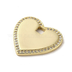 Ottone micro spianare pendenti zirconi&nbsp;KK-E092-33G-03