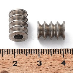 Anlaufgeschützte europäische Perlen aus 303 Edelstahl&nbsp;STAS-Q302-28B-P