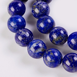 Natürlicher Lapislazuli Perlenstränge&nbsp;G-K254-01-12mm
