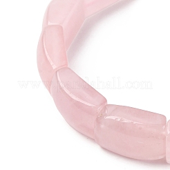 Bracelets extensibles en perles de quartz rose naturel pour femmes et hommes&nbsp;BJEW-C097-02A-13