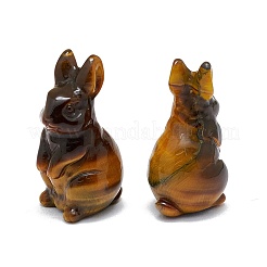 Natürliche Tigerauge-Skulptur-Display-Dekorationen&nbsp;G-F719-36I