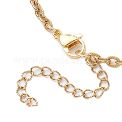 2 Stück 2 Farben zweifarbig 304 Edelstahl strukturierte Kabelkette Armbandherstellung&nbsp;AJEW-JB01339