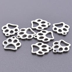 Pendentifs en acier inoxydable 201 anti-ternissement&nbsp;FIND-PW0004-43P