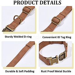 Collier pour chien en cuir PU&nbsp;AJEW-WH20070-093C-05